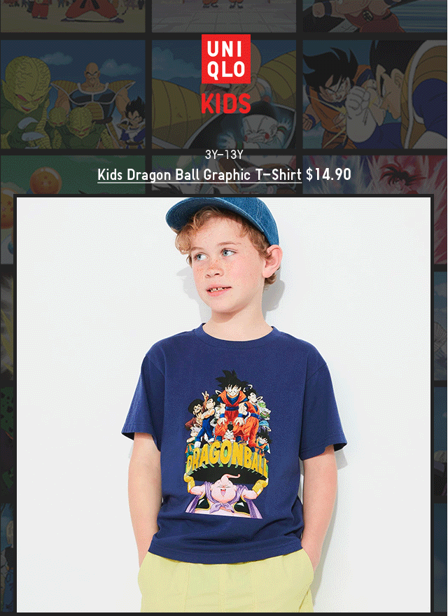 PDP8 - KIDS DRAGON BALL GRAPHIC T-SHIRT