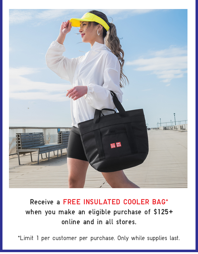 BANNER 2 - RECIEVE A FREE INSULATED COOLER BAG WHEN YOU MAKE AN ELIGBLE PURCHASE OF $125 PLUS ONLINE AND IN STORES.