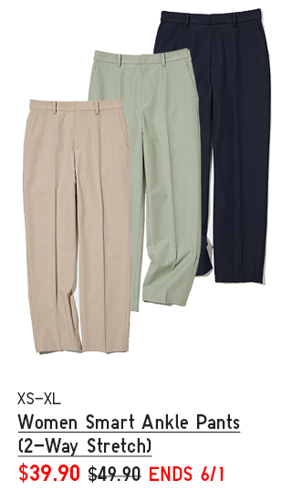 PDP3 - WOMEN SMART ANKLE PANTS (2-WAY STRETCH)