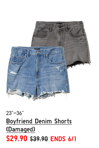 PDP5 - WOMEN BOYFRIEND DENIM SHORTS (DAMAGED)