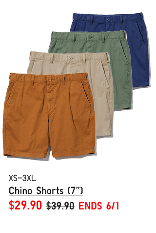 PDP6 - MEN CHINO SHORTS 7 INCHES