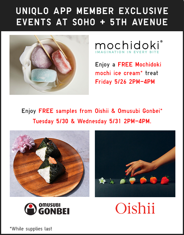 BANNER 4 - UNIQLO APP MEMBERSS EXCLUSIVE EVENTS AT SOHO AND 5TH AVENUE.