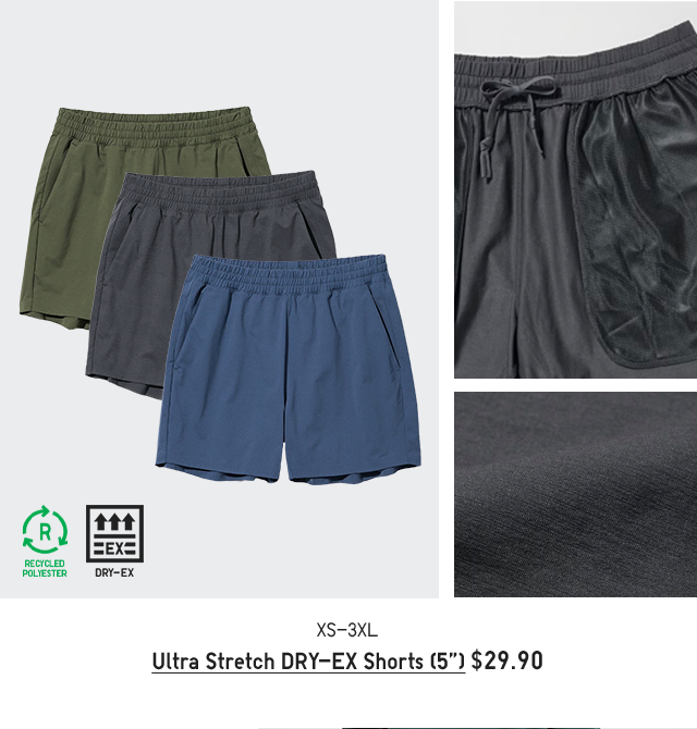 PDP7 - MEN ULTRA STRETCH DRY-EX SHORTS