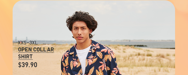 PDP7 - MEN OPEN COLLAR SHIRT