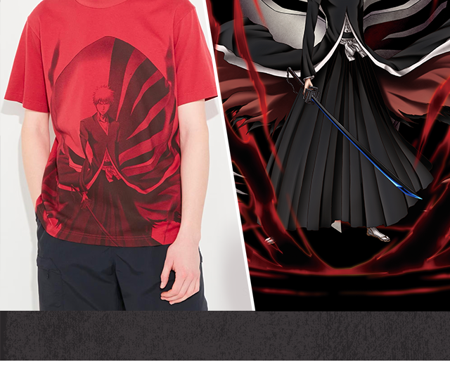 PDP6 - ADULT UT ARCHIVE BLEACH GRAPHIC T-SHIRT