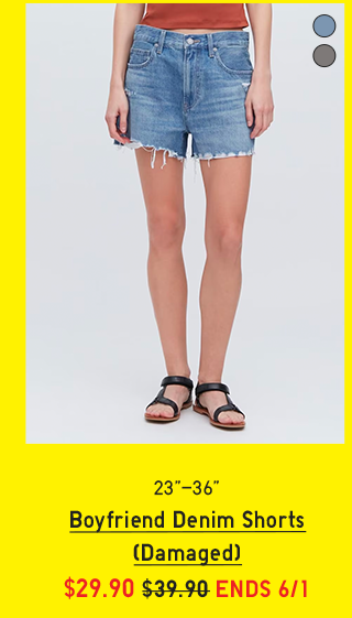 PDP9 - WOMEN BOYFRIEND DENIM SHORTS