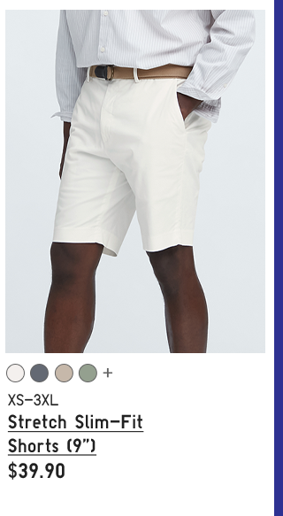 PDP7 - MEN STRETCH SLIM-FIT SHORTS 9 INCHES
