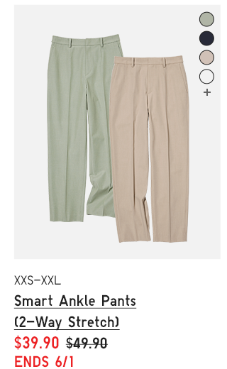 PDP9 - WOMEN SMART ANKLE PANTS (2-WAY STRETCH)