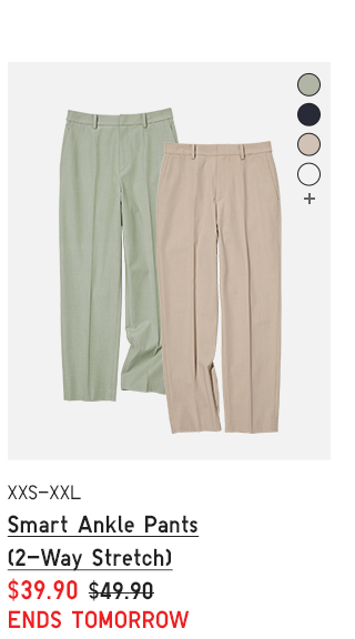 PDP14 - WOMEN SMART ANKLE PANTS (2-WAY STRETCH)