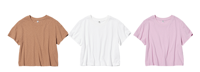 PDP7 - WOMEN SLUB JERSEY CROPPED T-SHIRT