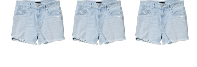 PDP8 - WOMEN BOYFRIEND DENIM SHORTS (FRAYED HEM)