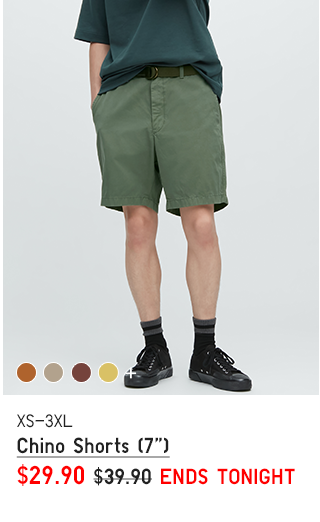 PDP8 - MEN CHINO SHORTS 7 INCHES