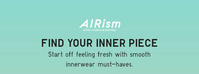 HEADER 1 - AIRISM FIND YOUR INNER PIECE.