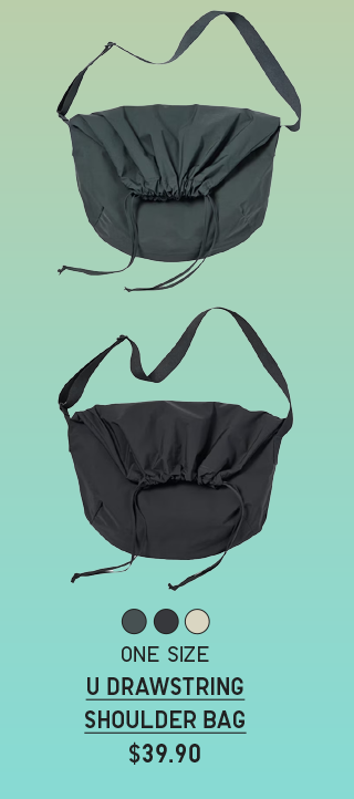 PDP5 - U DRAWSTRING SHOULDER BAG