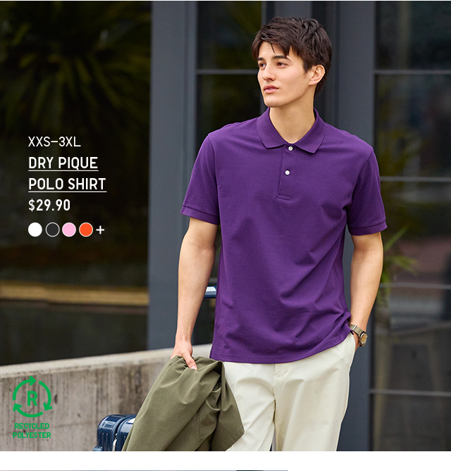 PDP6 - MEN DRY PIQUE POLO SHIRT