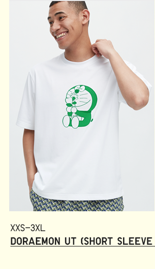 DORAEMON 1 - ADULT DORAEMON UT (SHORT SLEEVE GRAPHIC T-SHIRT)