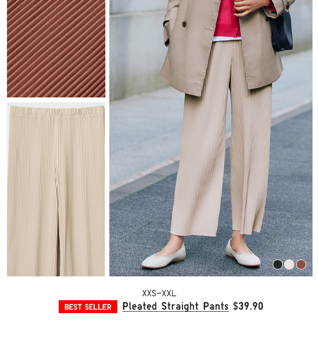 PDP2 - WOMEN PLEATED STRAIGHT PANTS