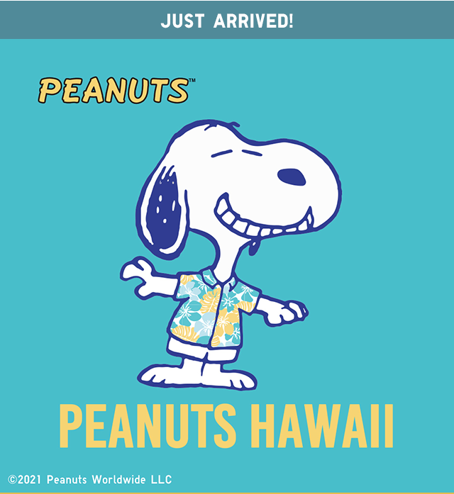 BANNER 1 - JUST ARRIVED PEANUTS HAWAII