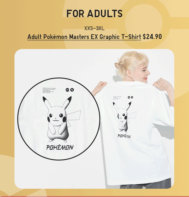PDP1 - ADULT POKEMON MASTER'S EX GRAPHIC T-SHIRT