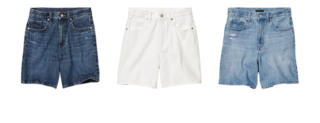 PDP8 - WOMEN HIGH RISE DENIM SHORTS
