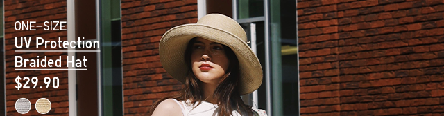 HERO 1 - WOMEN UV PROTECTION BRAIDED HAT