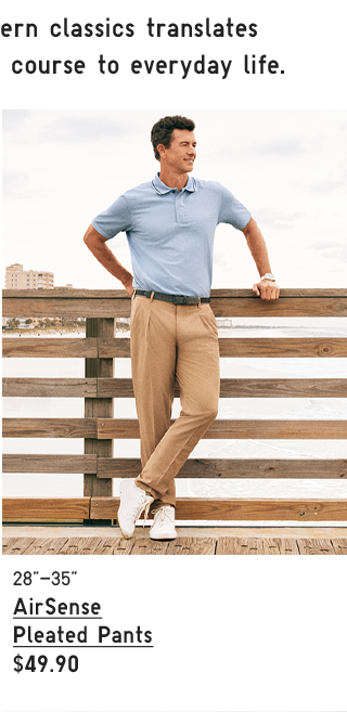 PDP4 - MEN AIRSENSE PLEATED PANTS