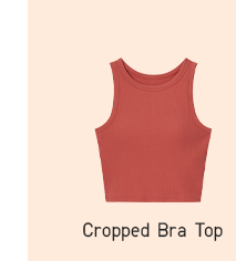 L1 - CROPPED BRA TOP