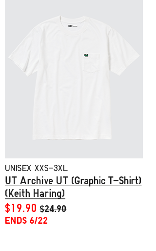 PDP8 - UNISEX UT ARCHIVE GRAPHIC T-SHIRT KEITH HARING