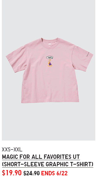 PDP 6 - MAGIC FOR ALL FAVORITES UT GRAPHIC T-SHIRT PINK