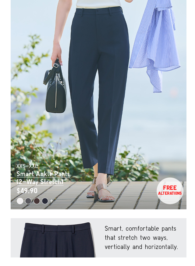 PDP3 - WOMEN SMART ANKLE PANTS (2-WAY STRETCH)