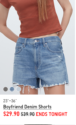 PDP 3 - BOYFRIEND DENIM SHORTS