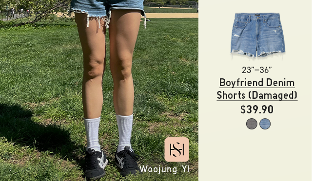 PDP 2 - BOYFRIEND DENIM SHORTS DAMAGED