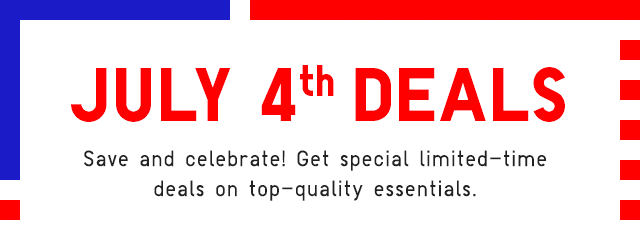 BANNER 1 - JULY 4TH DEALS