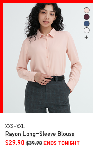 PDP 1 - W RAYON L/S BLOUSE