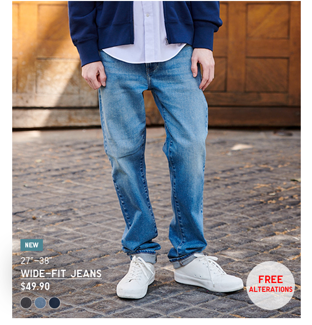 PDP6 - MEN WIDE-FIT JEANS