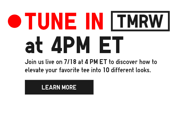 LIVE STATION SUB - TUNE IN TOMORROW AT 4PM ET. LEARN MORE.