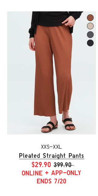 PDP 6 - WOMEN PLEATED STRAIGHT PANTS