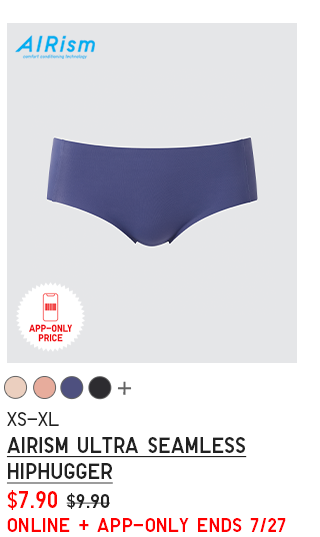 PDP4 - WOMEN AIRISM ULTRA SEAMLESS HIPHUGER