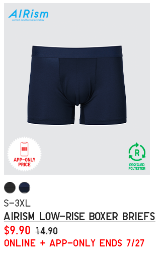 PDP6 - MEN AIRISM LOW-RISE BOXER BRIEFS