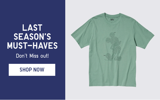 BANNER 1 - LAST SEASON'S MUST HAVES. SHOP NOW.