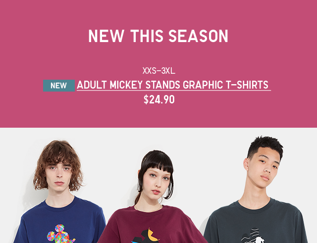 PDP 1 - ADULT MICKEY STANDS GRAPHIC T-SHIRT