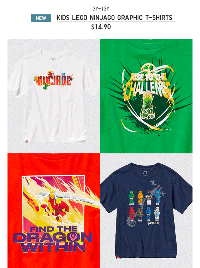 PDP 3 - KIDS LEGO NINJAGO GRAPHIC T-SHIRT
