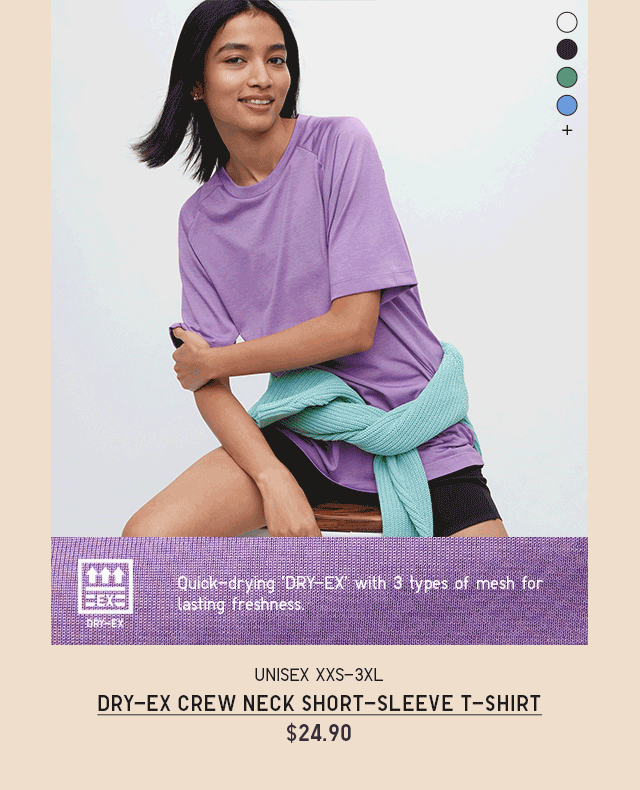 PDP3 - DRY-EX CREW NECK S/S T-SHIRT