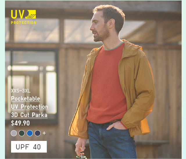 PDP10 - M POCKETED UV PROTECTION 3D CUT PARKA