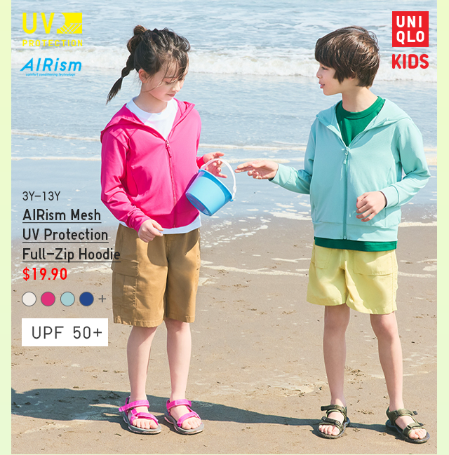 PDP4 - K AIRISM MESH UV PROTECTION FULL-ZIP HOODIE