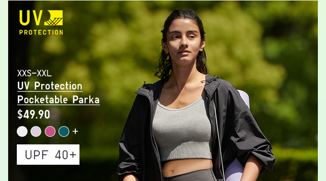 PDP7 - W UV PROTECTION POCKETABLE PARKA