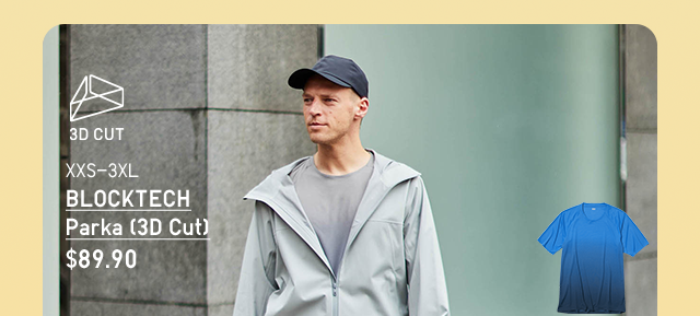 PDP 8 - MEN BLOCKTECH PARKA 3D CUT