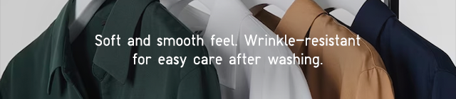 HERO BANNER - SOFT AND SMOOTH FEEL. WRINKLE-RESISTENT FOR EASY CARE AFTER WASHING.
