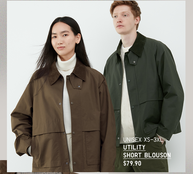 PDP 1 - UNISEX UTILITY SHORT BLOUSON