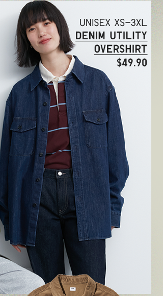 PDP 4 - DENIM UTILITY OVERSHIRT